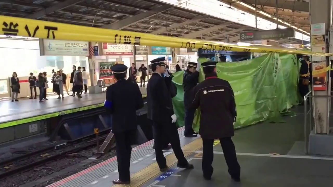 日比谷線人身事故20160317