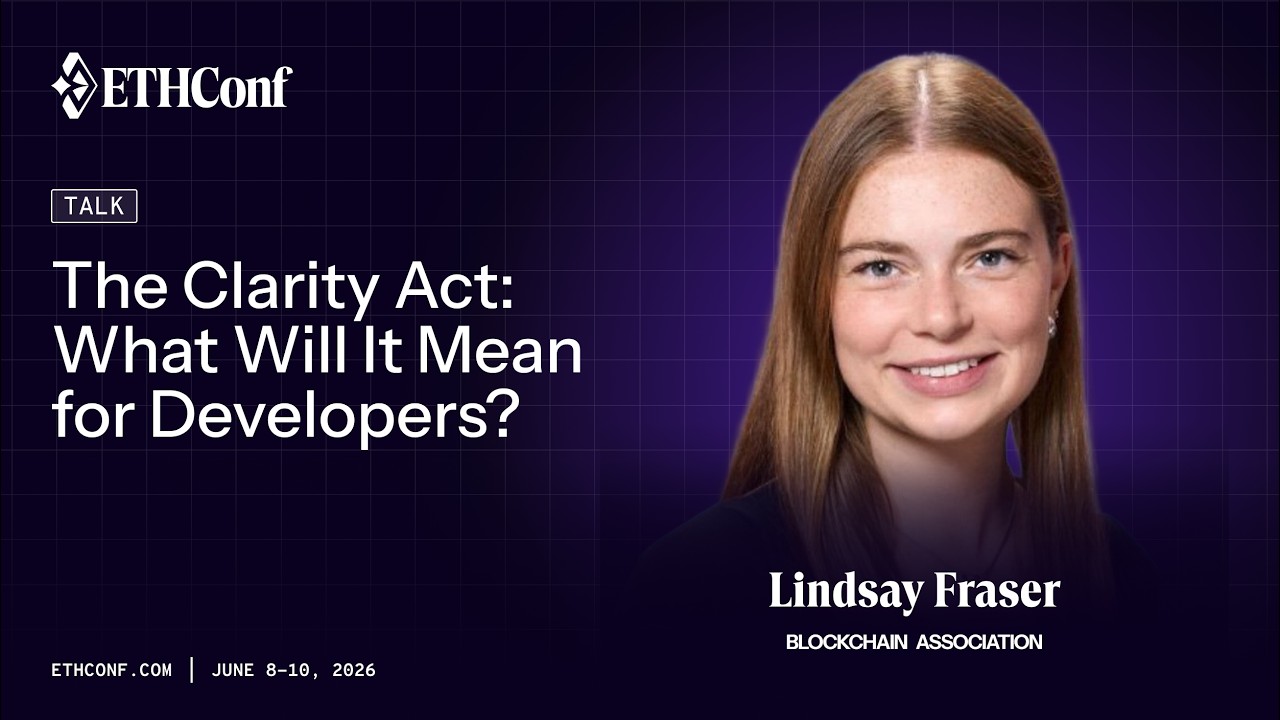 Закон Clarity Act: что это значит для разработчиков | Линдси Фрейзер (Blockchain Association) на ...