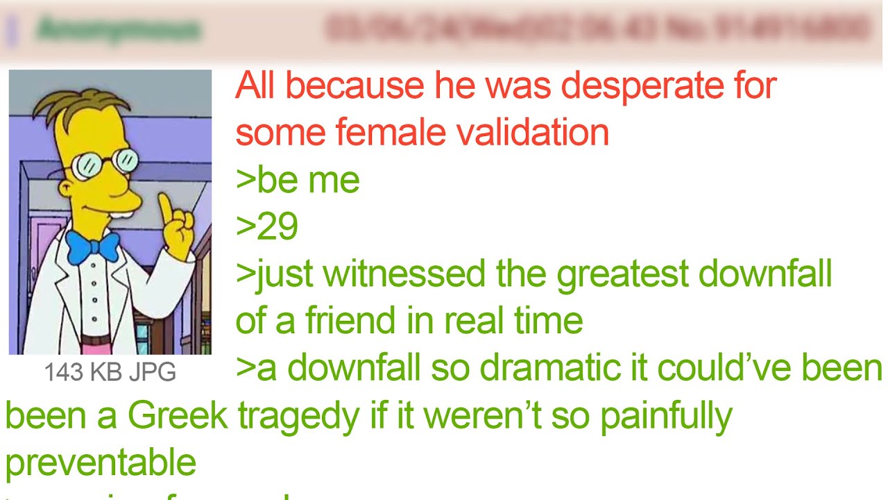 Прежде чем ходить на свидания, нужно повысить самооценку | Истории 4Chan Greentext