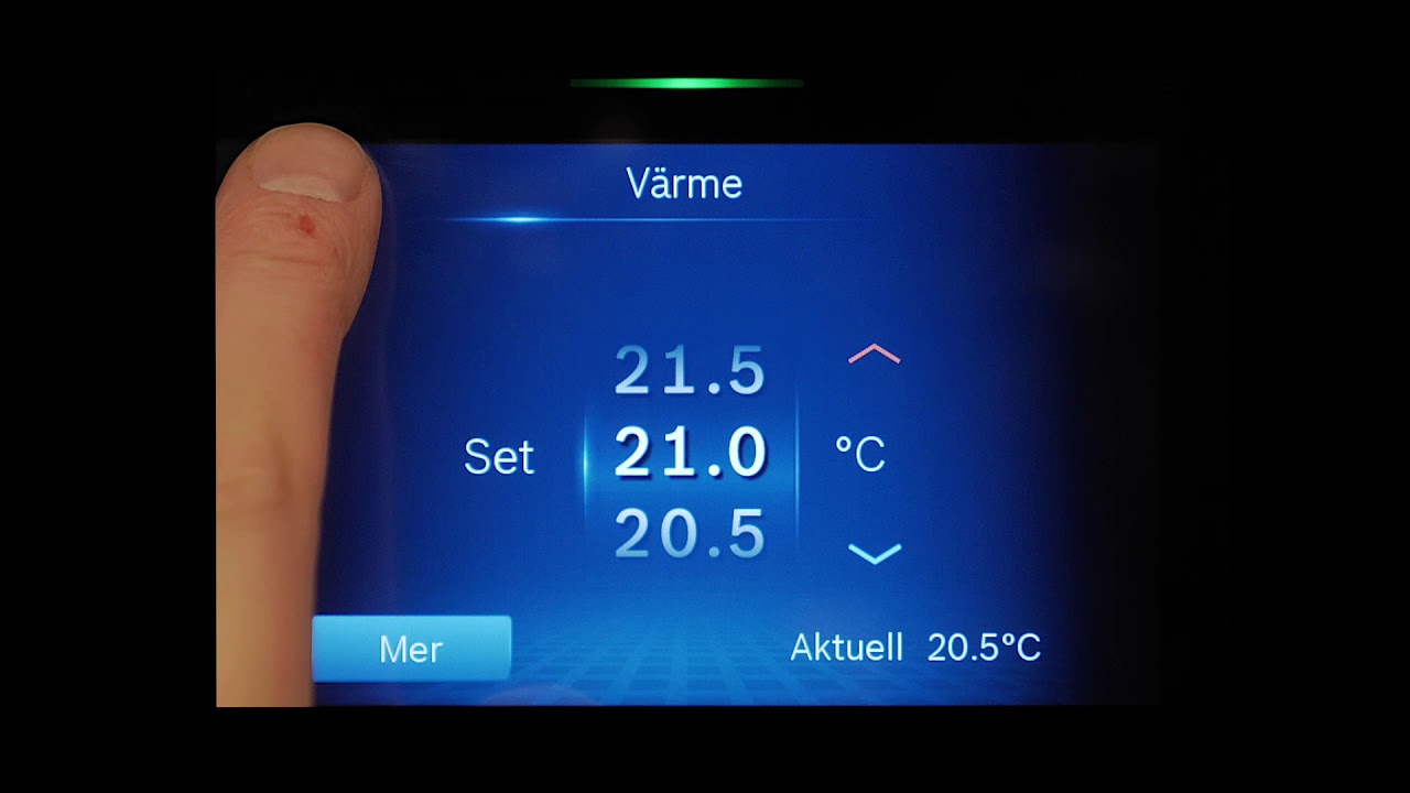 IVT GEO500/Vent 402 - inställningar och menysymboler