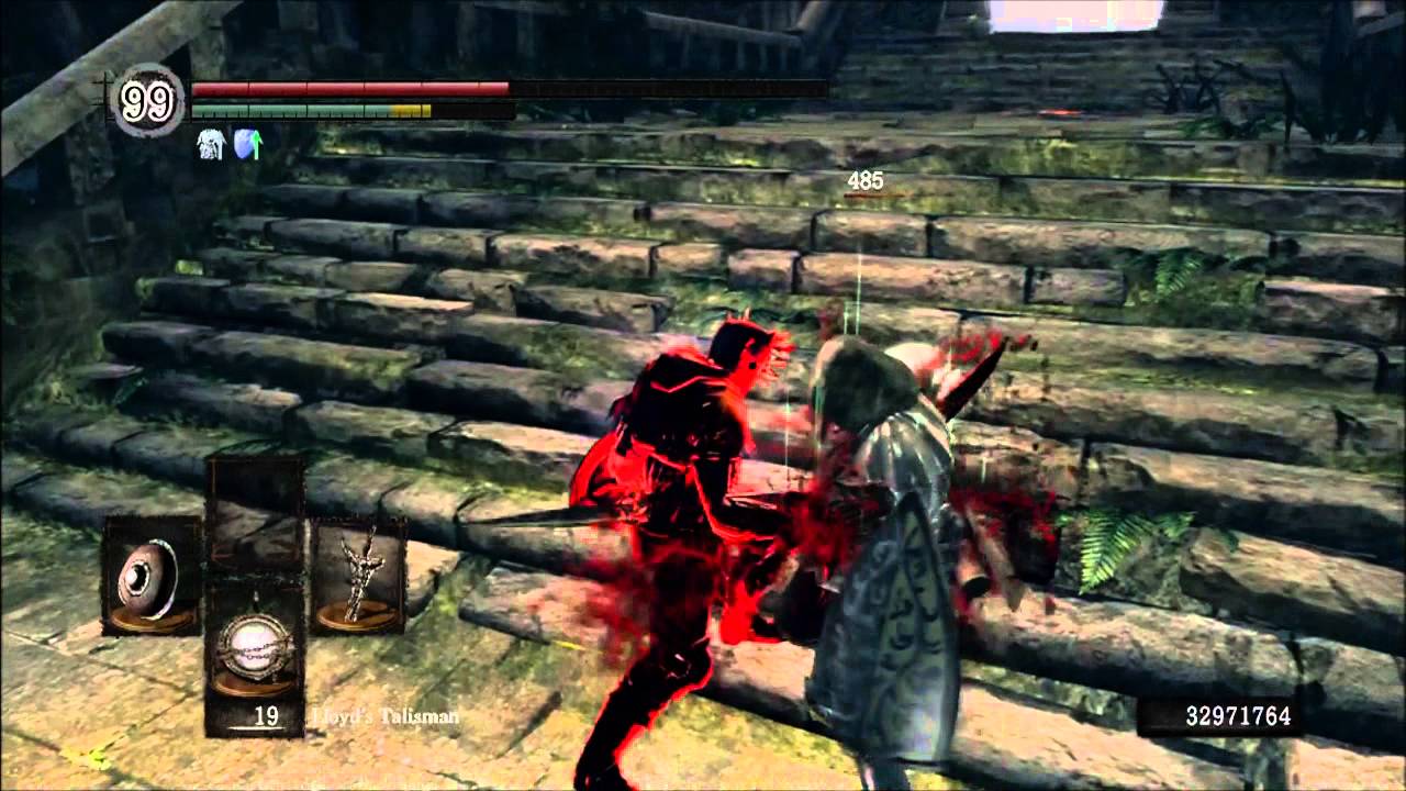 Демонстрация оружия из Dark Souls: Меч Дракона