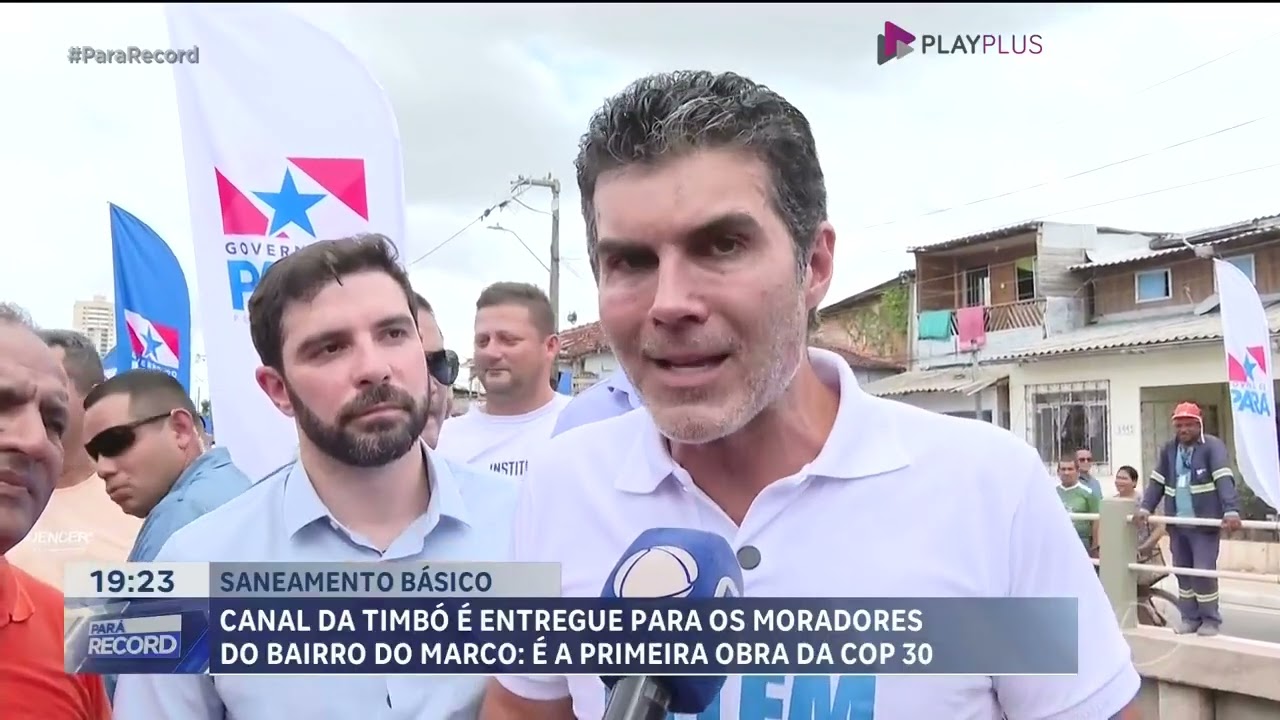 Canal da Timbó é entregue para os moradores, em Belém (PA)