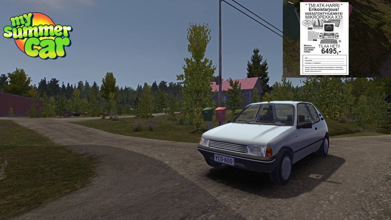 MY SUMMER CAR ENCOMENDANDO O COMPUTADOR PELA PRIMEIRA VEZ
