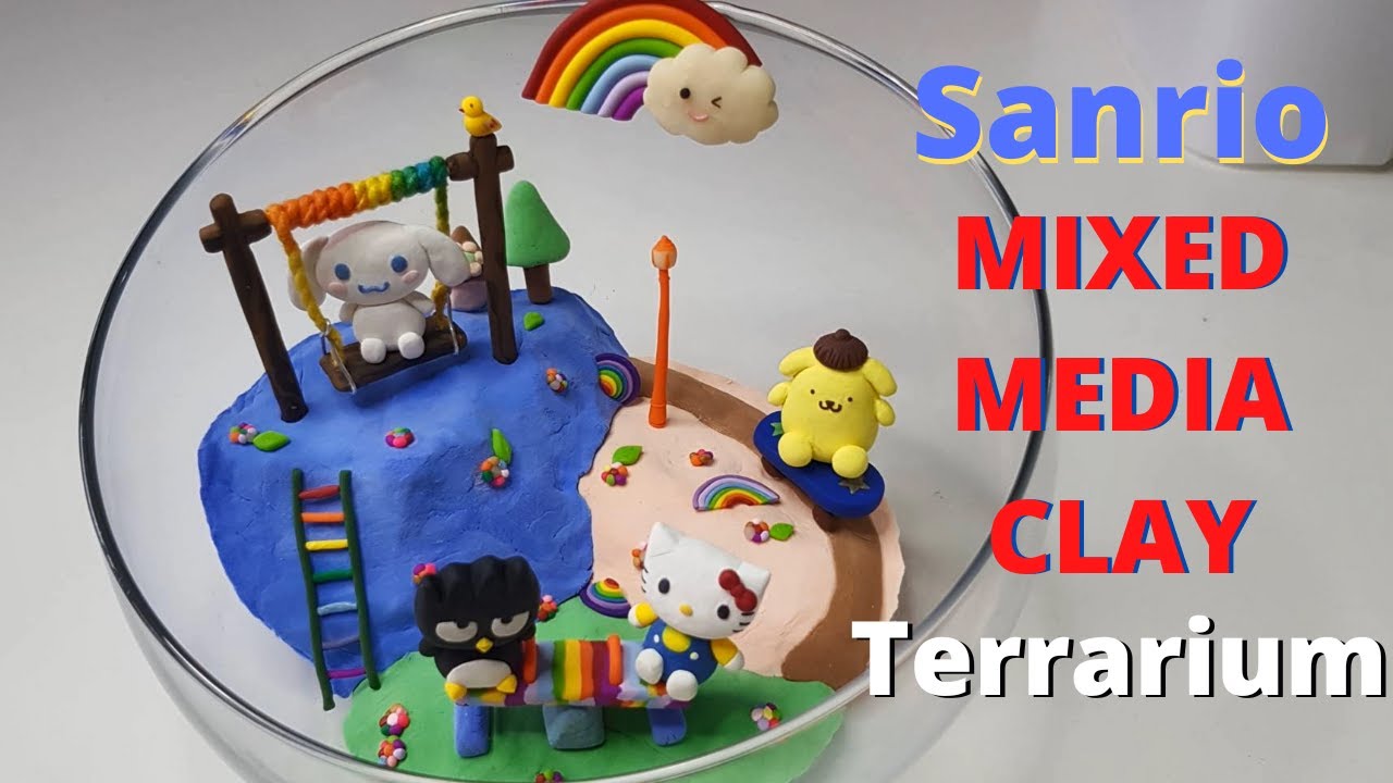 Mixed Media Clay Sanrio Terrarium