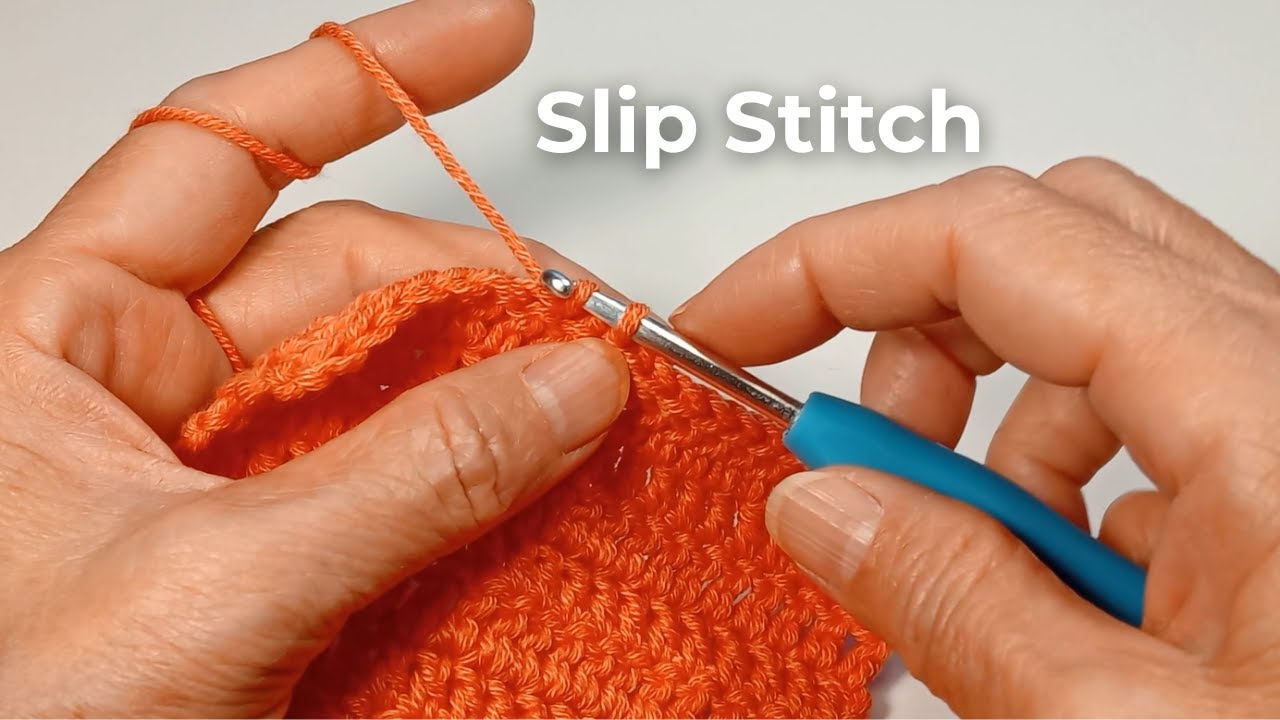 Slip Stitch (sl st)– Basic Crochet Stitch