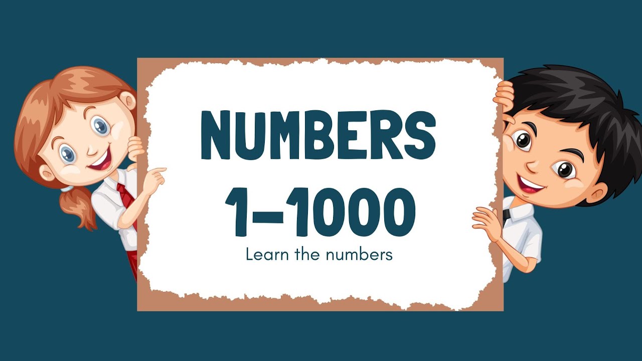 Numbers from 1 to 1000/Números en Ingles del 1 al 1000