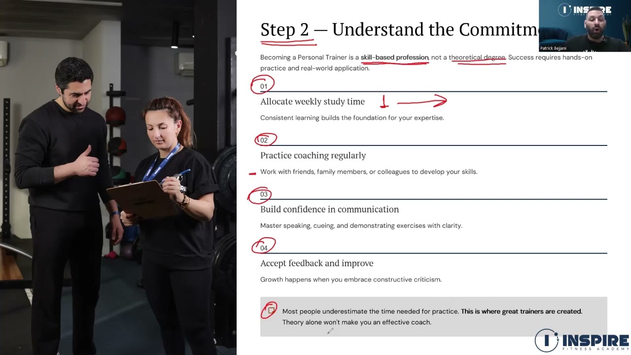 The Ultimate Step-by-Step Guide to Becoming a Personal Trainer - Arabic