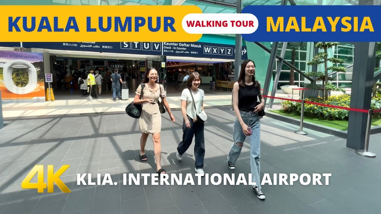 KLIA 2 🇲🇾  KUALA LUMPUR MALAYSIA international Airport WALKING tour 2023 4k