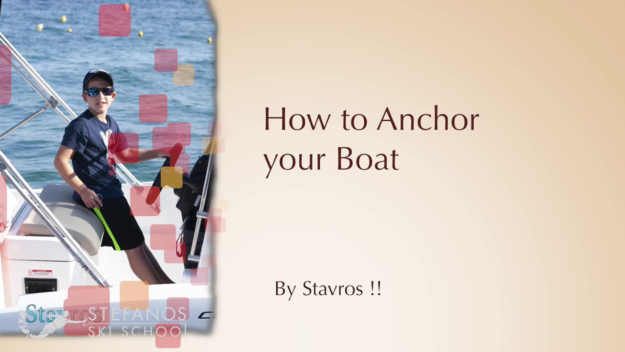 How to anchor your boat in Arkos by Stavros :)