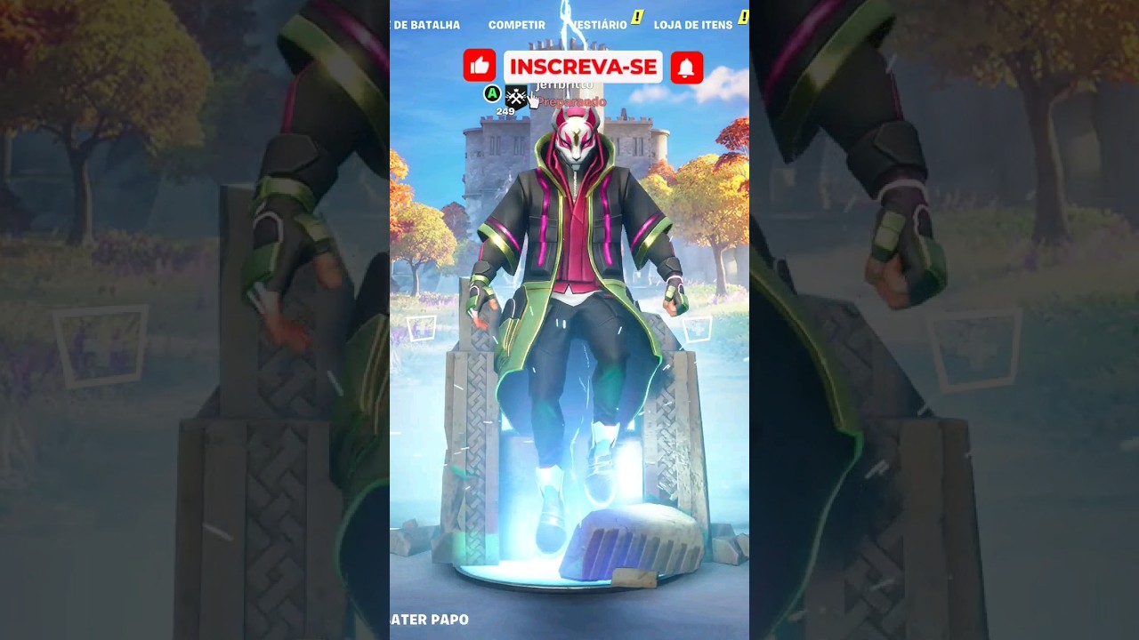 skin Atemporal top demais  #fortnite #viral #shorts #short #shortvideo #shortsvideo