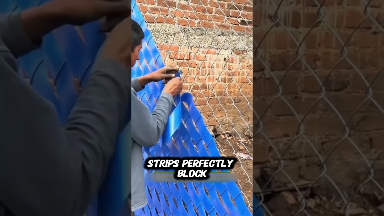 A Budget Friendly Fence Privacy Trick