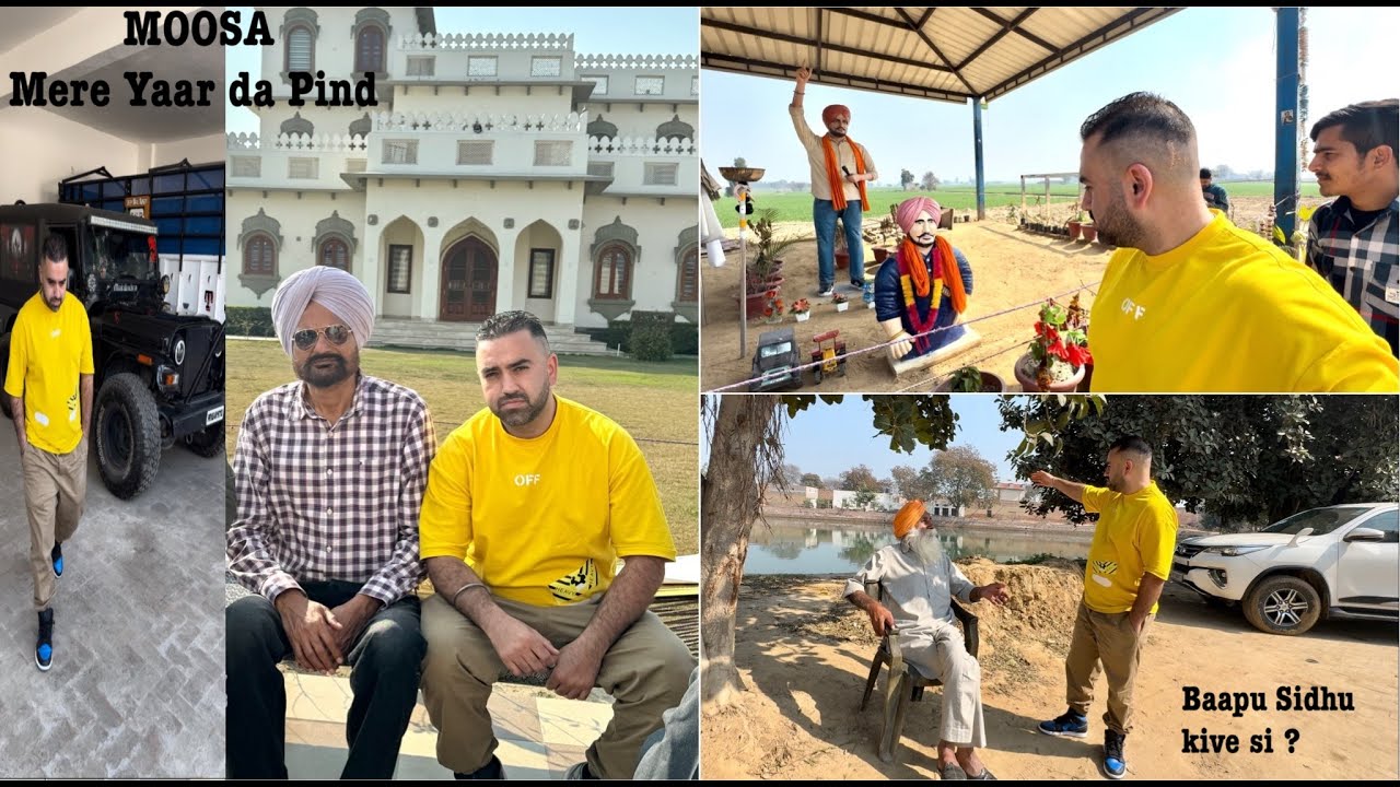 Fortuner lekar phunche Sidhu Moose wala bhai ke Father se milne 🙏🏻