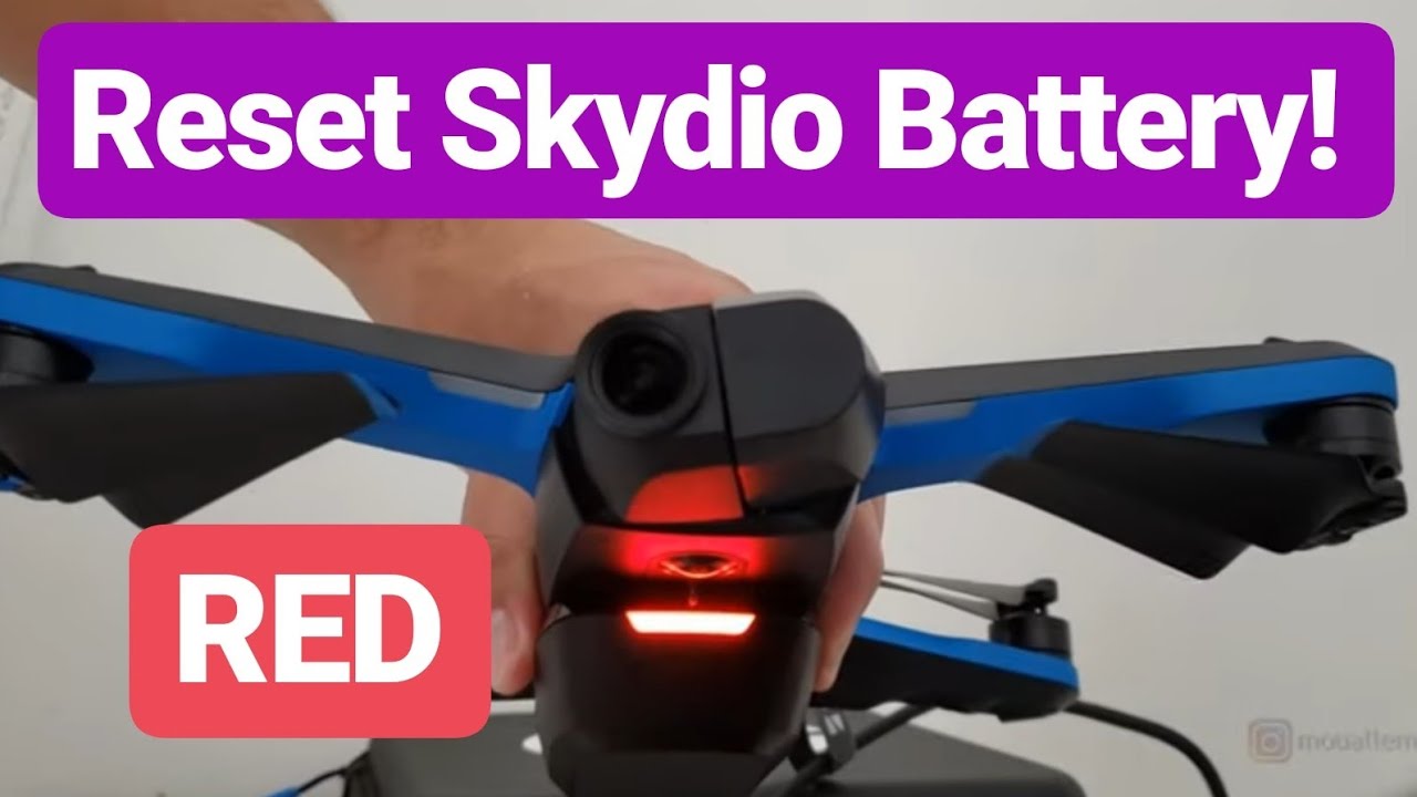 Red Led on #Skydio 2 Battery? Learn how to reset the battery