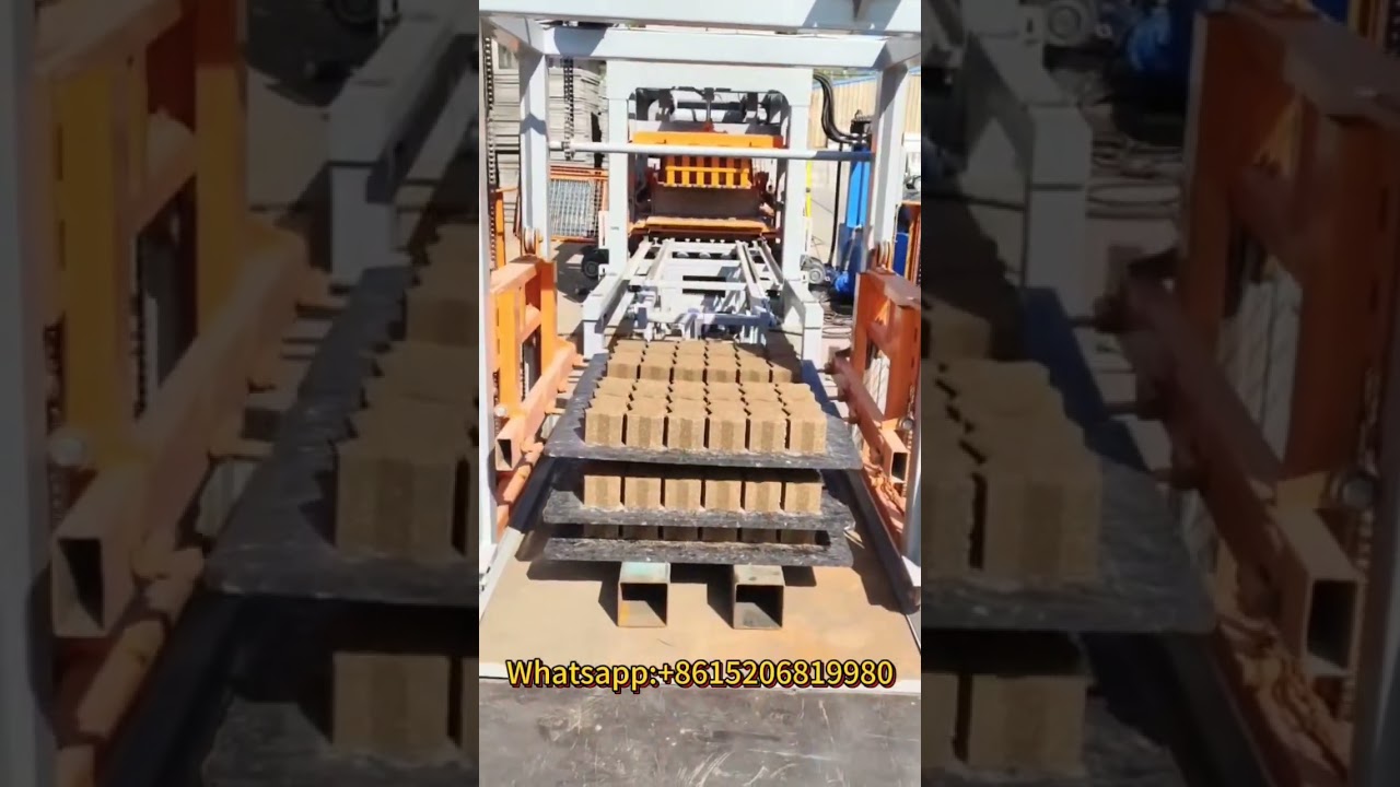 automatic cement concrete interlock paver block making machine for double s pavement bricks
