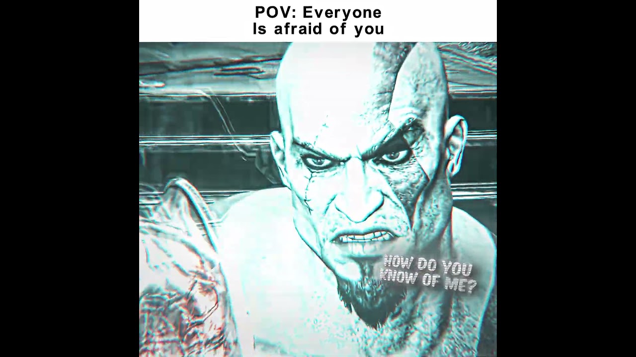 Everyone’s scared of Kratos 💀┃[4K] #shorts