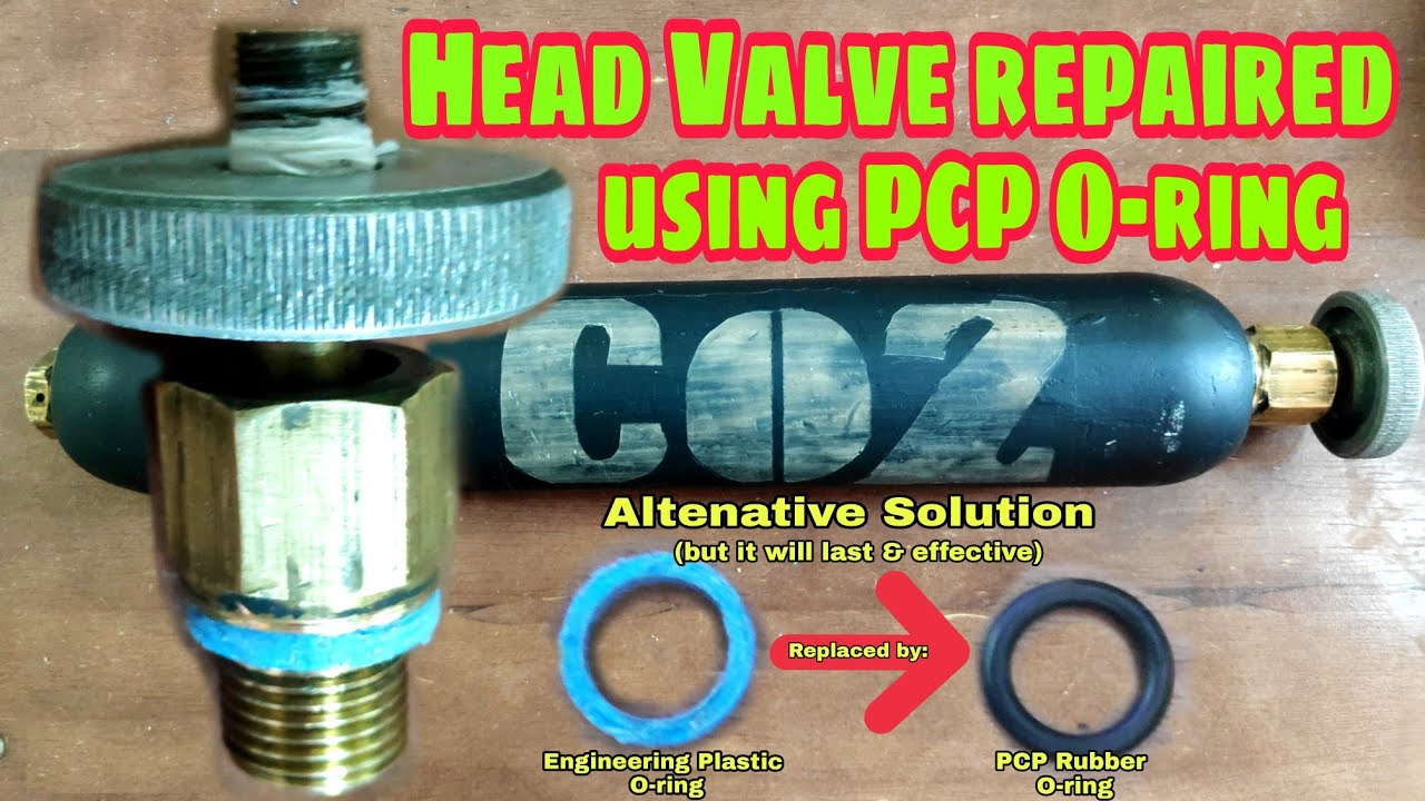 How to Repair Co2 Tank Head Valve Leak? | Paano mag Repair ng Co2 Tank Singaw sa Head | Simple Way