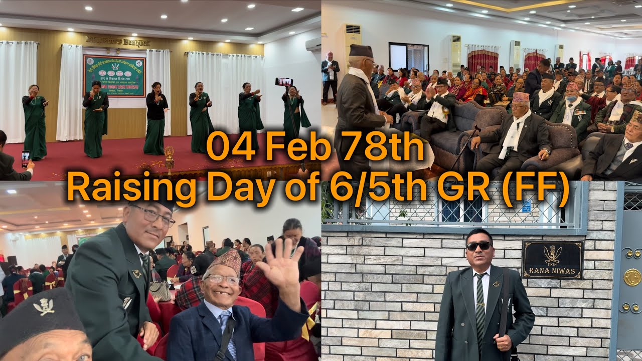 04 Feb 78th Raising Day of 6/5th (FF), Pokhara ll Raju Rana vlogs