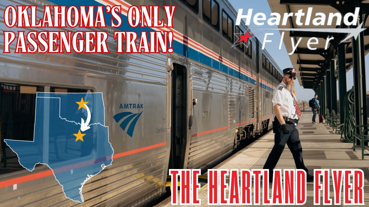 Amtrak&rsquo;s Best-Kept Secret? The Heartland Flyer, Oklahoma-Texas Passenger Train | FULL TRAIN RIDE!