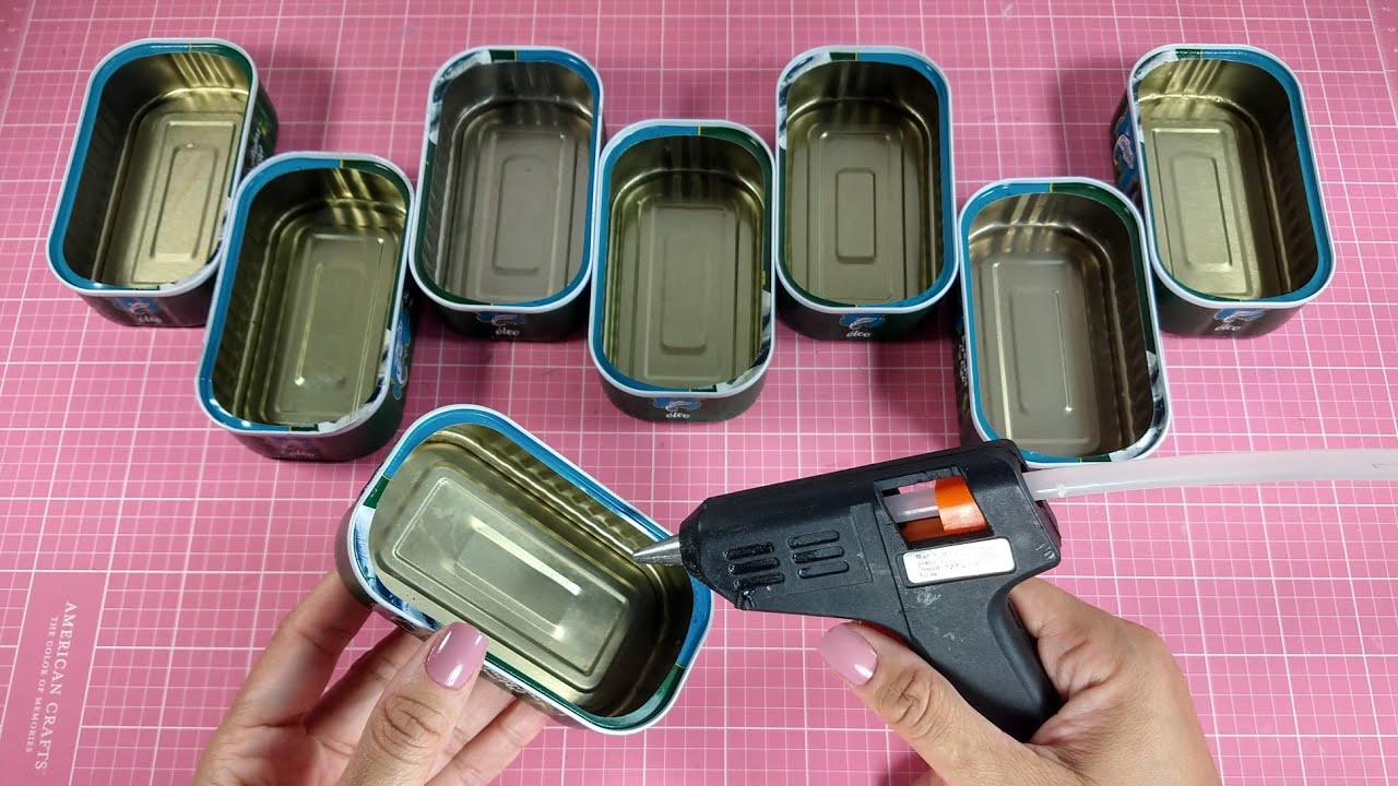 2 IDÉIAS INCRÍVEIS COM LATAS DE SARDINHA 💖🐟