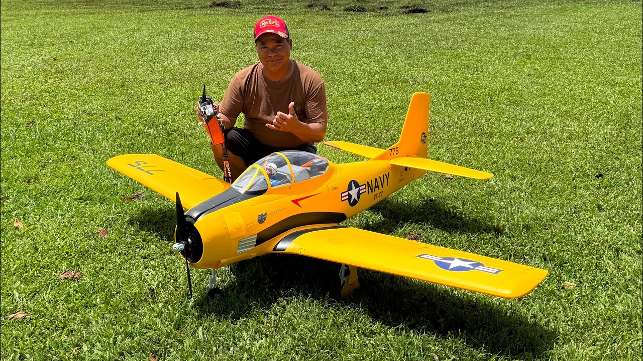 Chad maiden his Eflite Carbon Z T28 Trojan 2.0