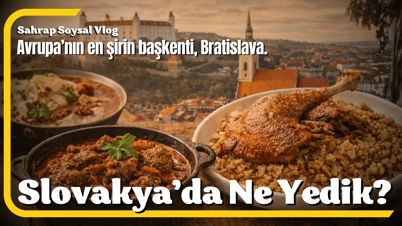 Bratislava’da Neler Yedik? Slovak Mutfağı, Kaz Restoranı ve Gulaş | Sahrap Soysal Vlog