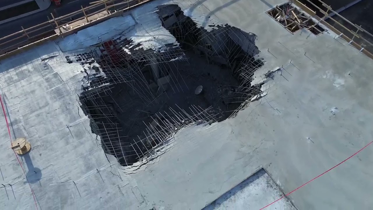 Concrete Slab Failure, Victoria BC