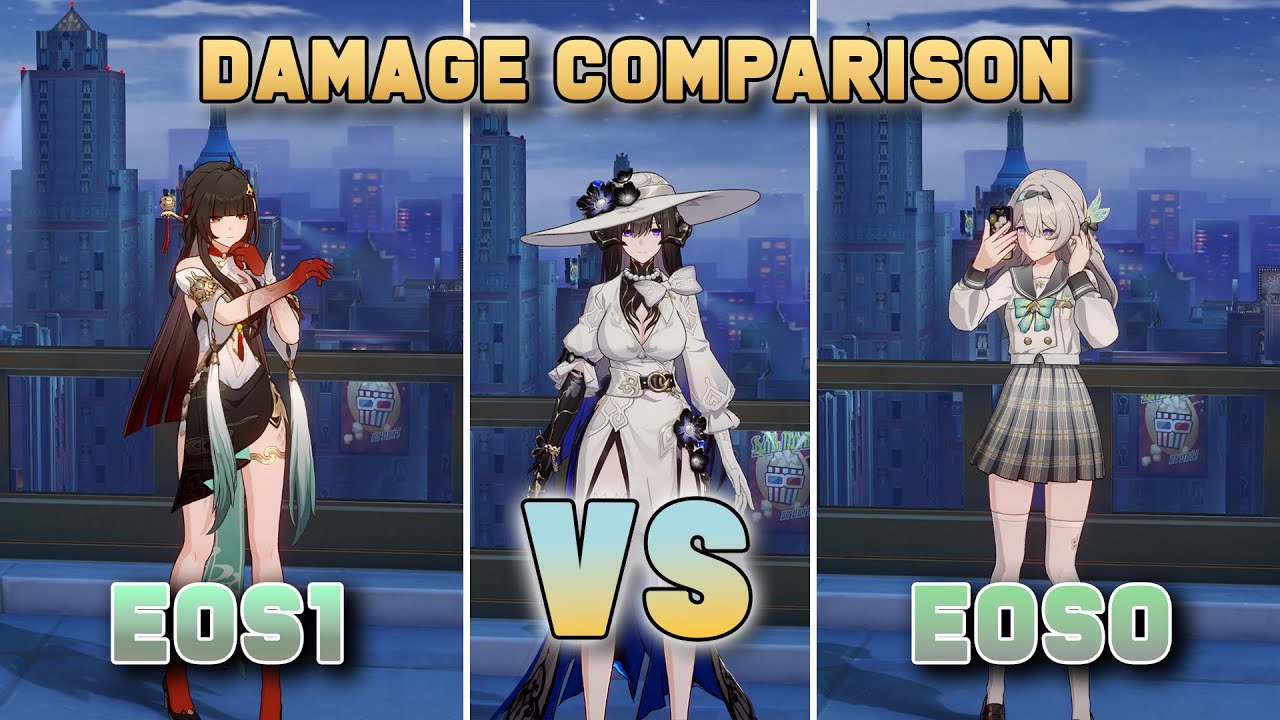 V5 E0S1 Dahlia | Lingsha VS Firefly | Damage Comparison | MOC 12 v3.8 | Honkai Star Rail