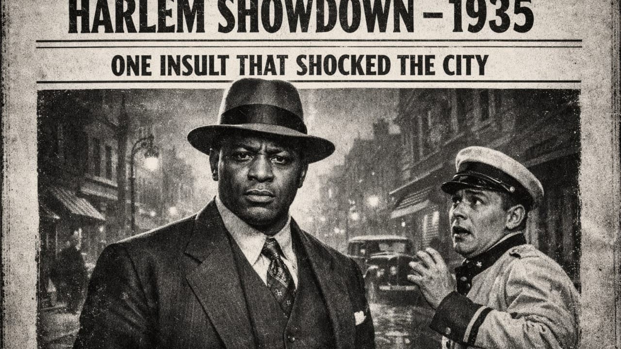 1935 Harlem Showdown: A Doorman’s Insult to Bumpy Johnson That Shocked the Entire City