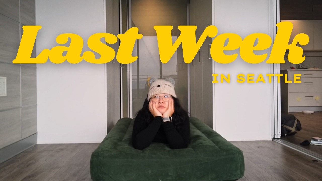 My last week in Seattle | storage unit flood, moving, procrastinating | Seattle Diaries Ep. 7