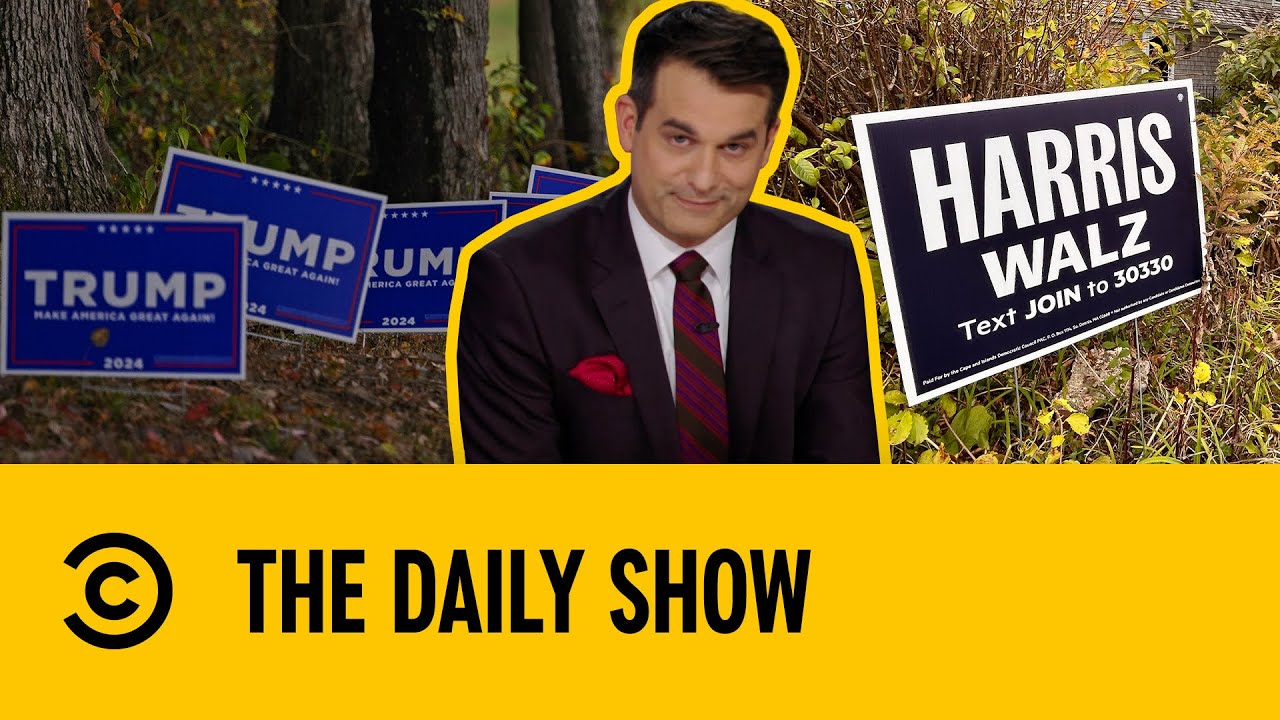 Election Season Chaos: Vandals Target Campaign Signs Nationwide | The Daily Show