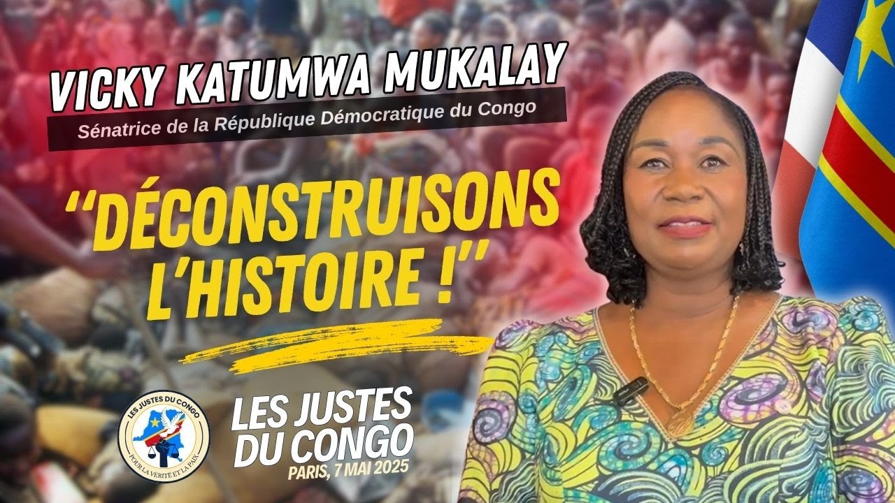 “Déconstruisons l’Histoire” : Vicky KATUMWA (RDC) au lancement du Comité des Justes à Paris