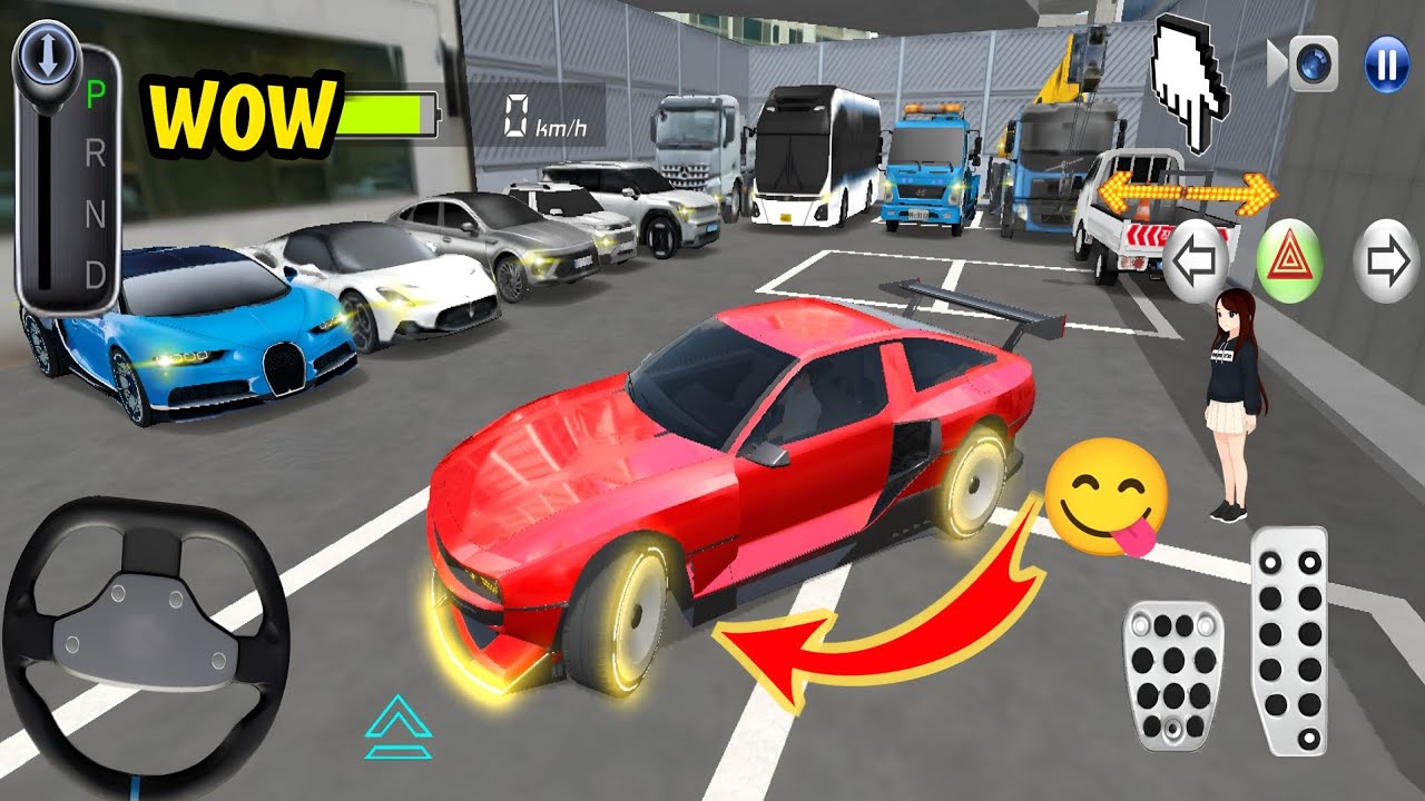 Today I Drive Sports Car in City Traffic😋-3D Driving Class, Android Gameplay,Car Driving Games 2025