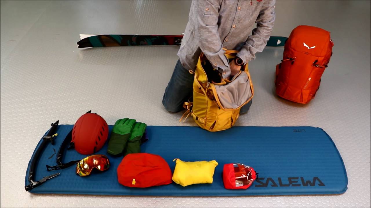 How to pack your SALEWA Couloir Backpack