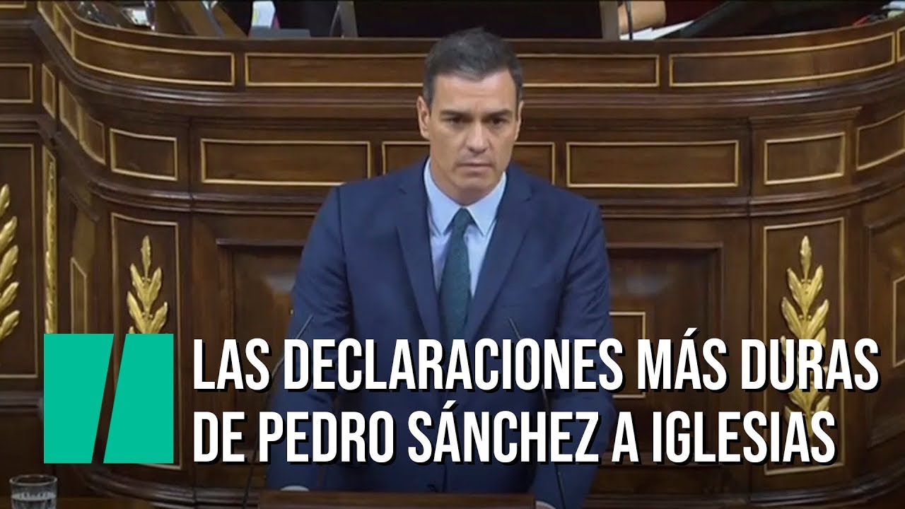 Las declaraciones más duras de Pedro Sánchez a Pablo Iglesias