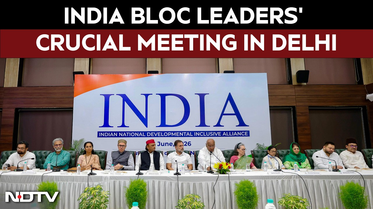 INDIA Bloc Meet In Delhi News | Opposition Leaders Gather For A Crucial INDIA Bloc Meeting In Delhi