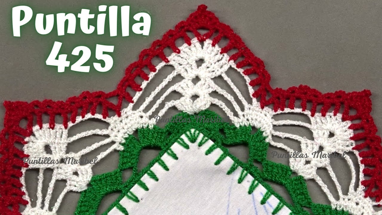 Puntilla 425 | 🇲🇽 TRICOLOR 🇲🇽 | Puntillas Maribel