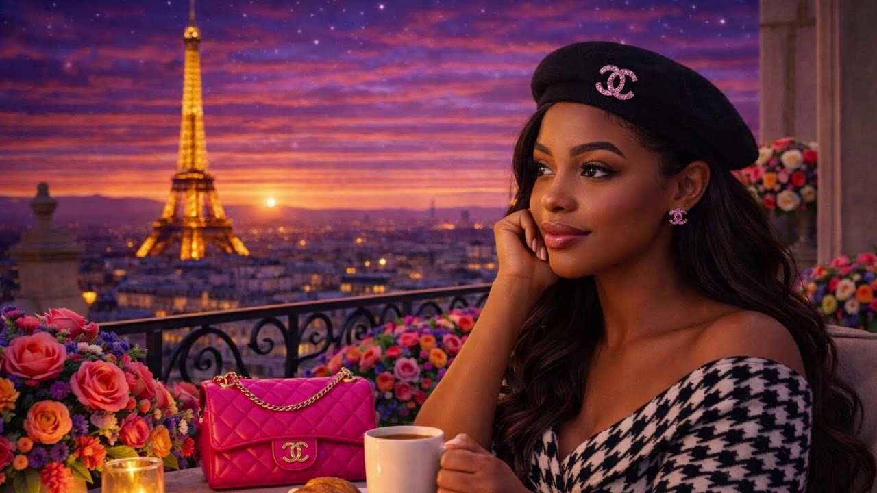 Sunset Over Paris | Smooth Jazz x Jazzhop Vibes | Background Music