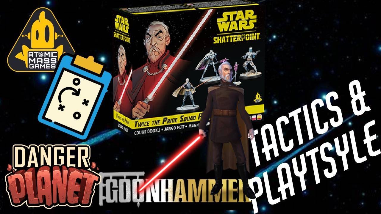 Goonhammer's Tactics Review: Star Wars Shatterpoint Twice The Pride Squad Pack - Count Dooku