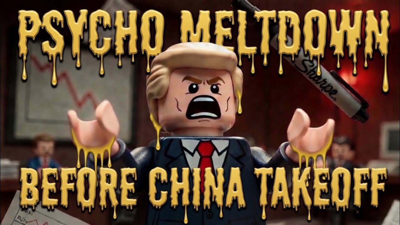 Trump Has PSYCHO MELTDOWN Before CHINA TAKEOFF 😱🧱 | IRAN LEGO Animation