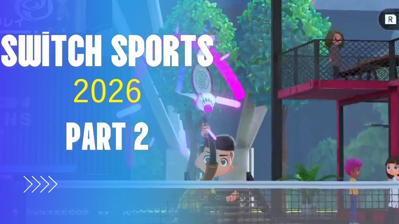 sportsは楽しい！バド・バスケ・テニス[switch sports 2026 PART2]≪フォド/まこやん≫