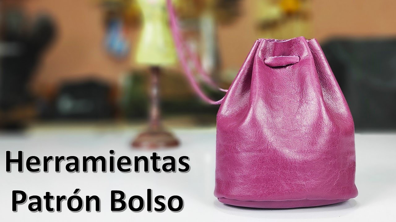 Cómo hacer un patrón y elaborar un bolso de cuero (herramientas básicas)