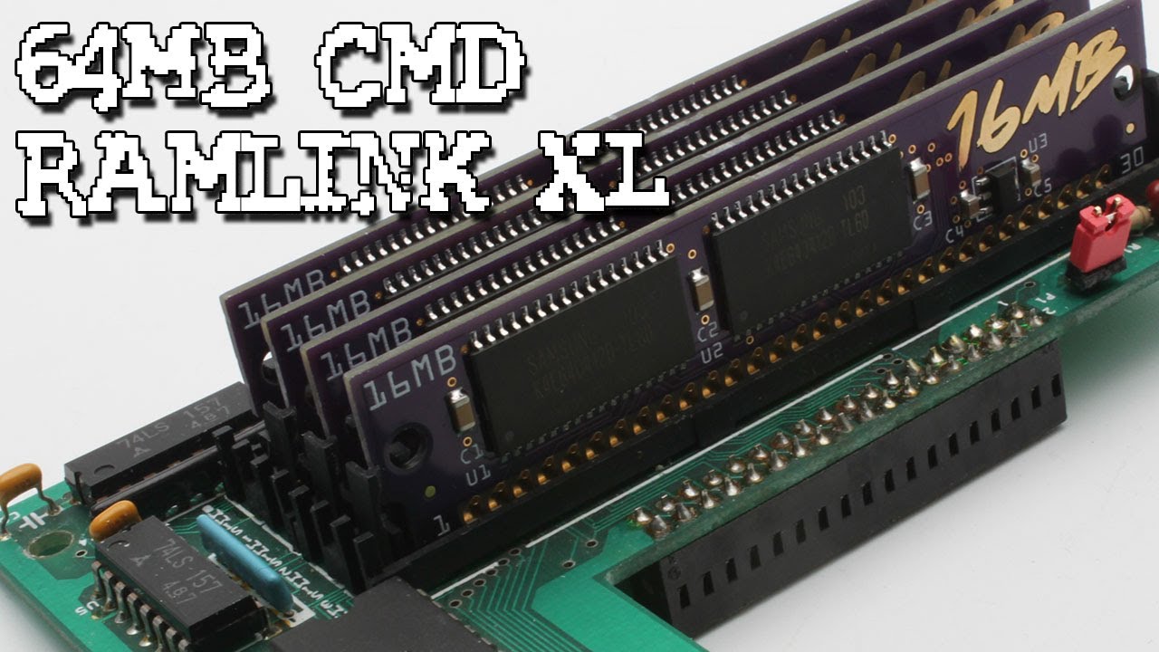 Worlds First 64mb CMD RAMLink XL Further Expanded to 96mb