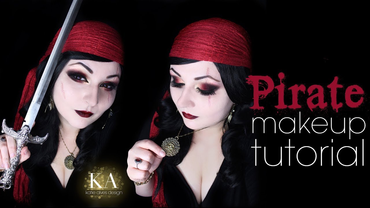 Pirate Halloween Makeup Tutorial