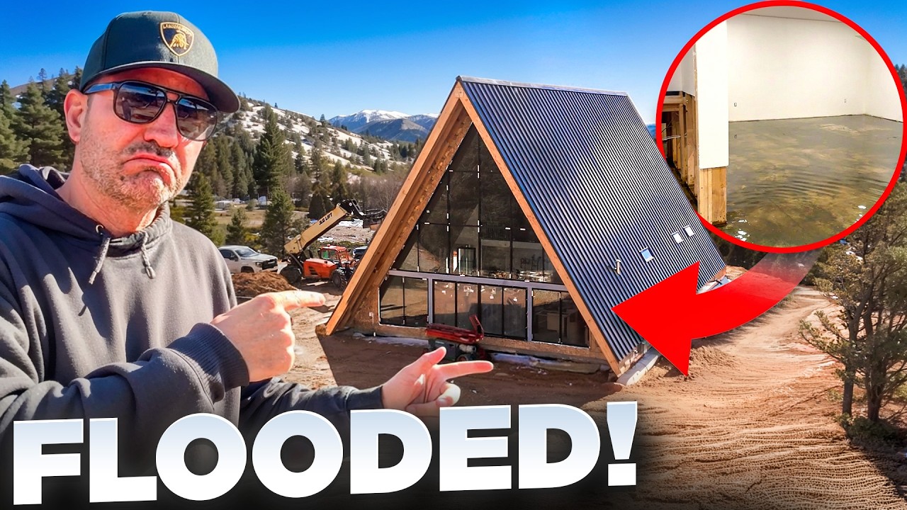 My Mega Cabin FLOODED! - Off-Grid Dream Ranch Ep. 2!