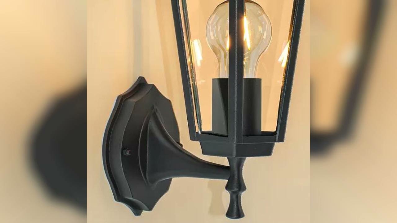 Review: Arandela Colonial Preto Alum&iacute;nio Muro Parede Externa Ar2004