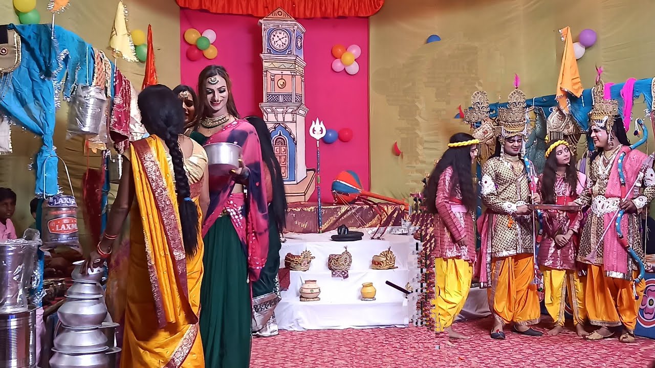 जनकपुर बाजार  पुराना रामलीला रंगमंच टांडा अंबेडकर नगर || purana Ramleela Tanda 2023 #ramleela