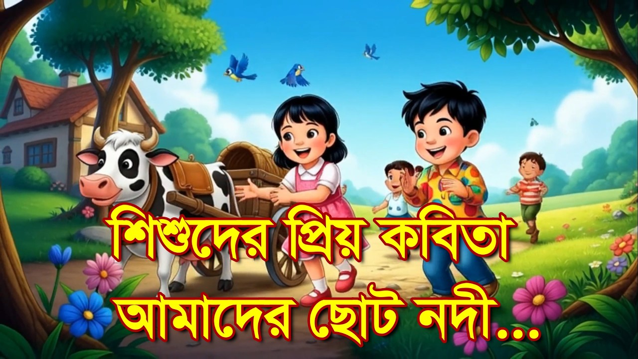 আমাদের ছোট নদী চলে এঁকে বেঁকে | বাংলা শিশু কবিতা | Doctor Dadur Golpo