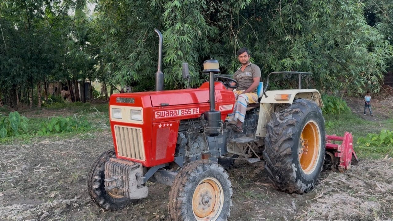 পুরাতন ট্রাক্টর বিক্রি করবে স্বরাজ 855 চাষ করে দেখলাম | JR Tractor BD