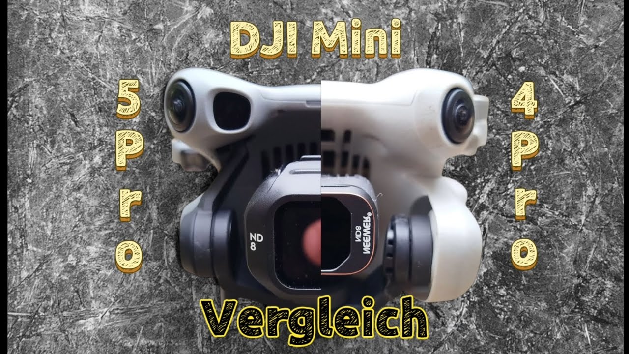 DJI Mini 4 und 5 Pro im Vergleich