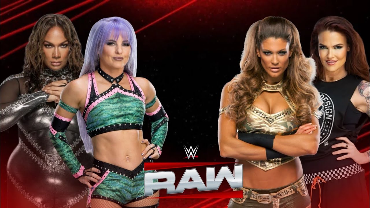 RAW THE WAY VS DARK ROOTS WINNER FACES LIV AND RAQUEL AT ROYAL RUMBLE